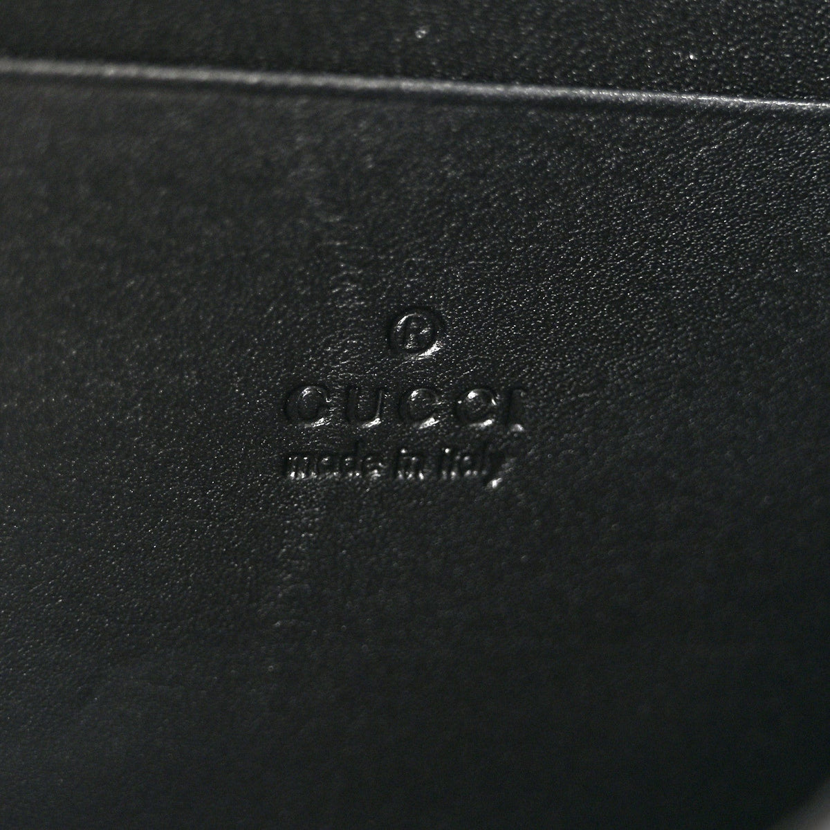 Calfskin Matelasse GG Marmont Chain Wallet Black