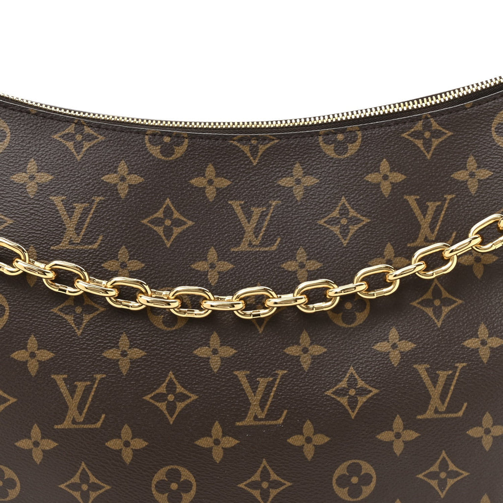 Reverse Monogram Loop Hobo