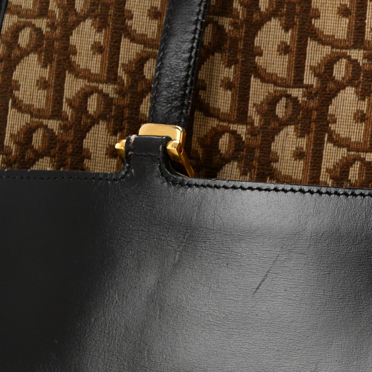 Monogram Trotter Shoulder Bag Brown