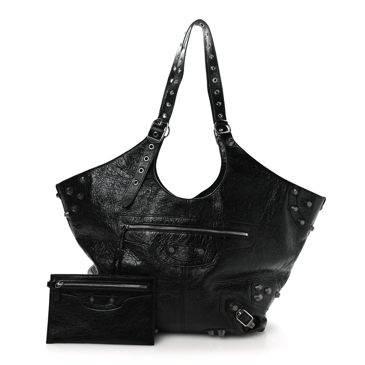 Agneau Arena Large Le Cagole Carry All Bag Black