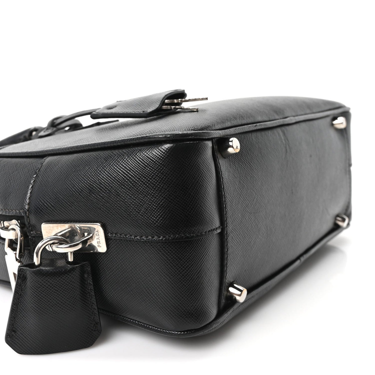 Saffiano Vitello Bauletto Black