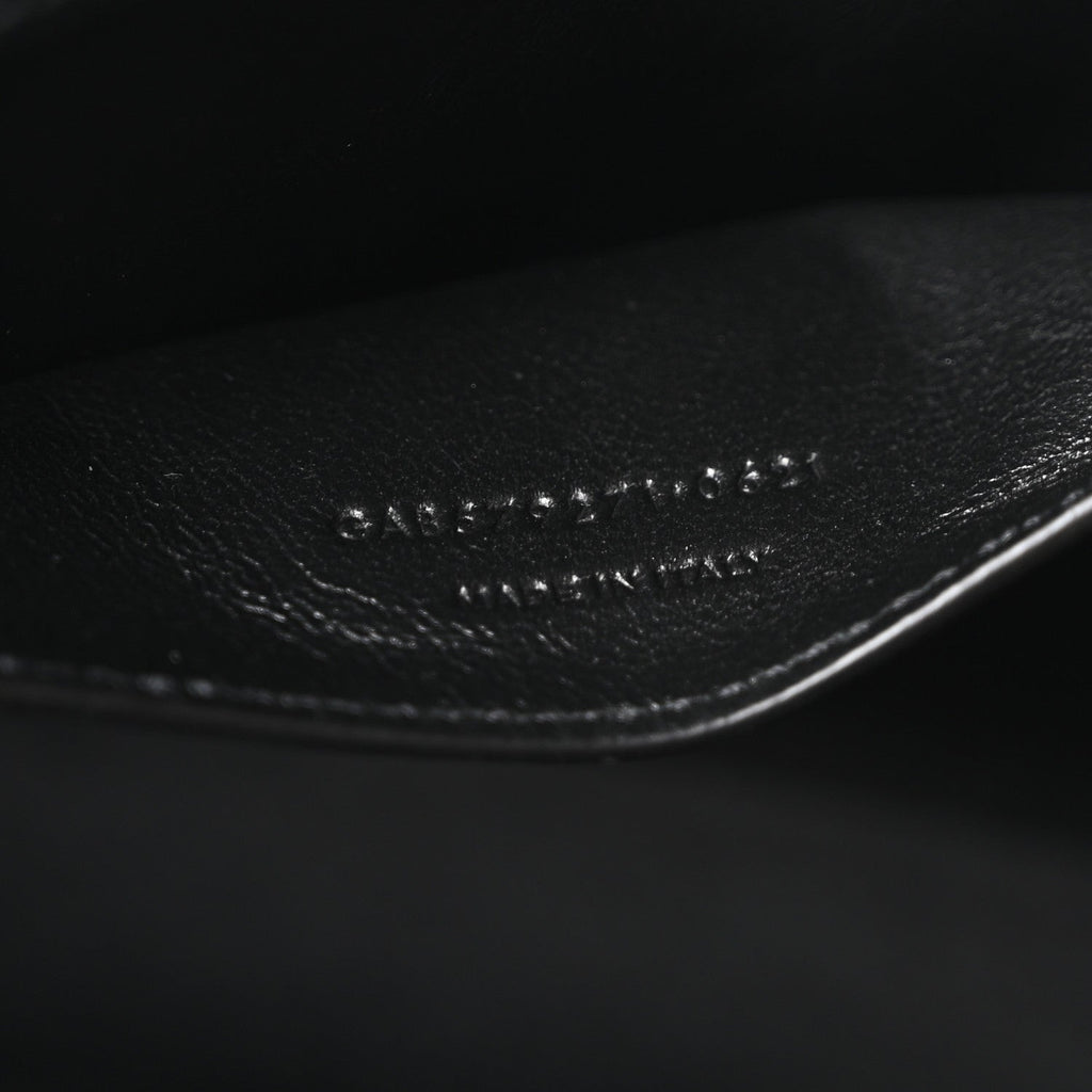 Smooth Calfskin Manhattan Shoulder Bag Black