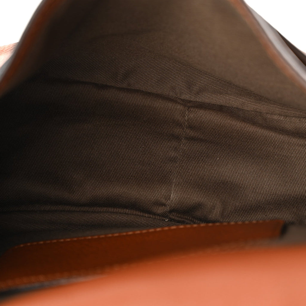 Calfskin Medium Marcie Round Crossbody Bag Tan