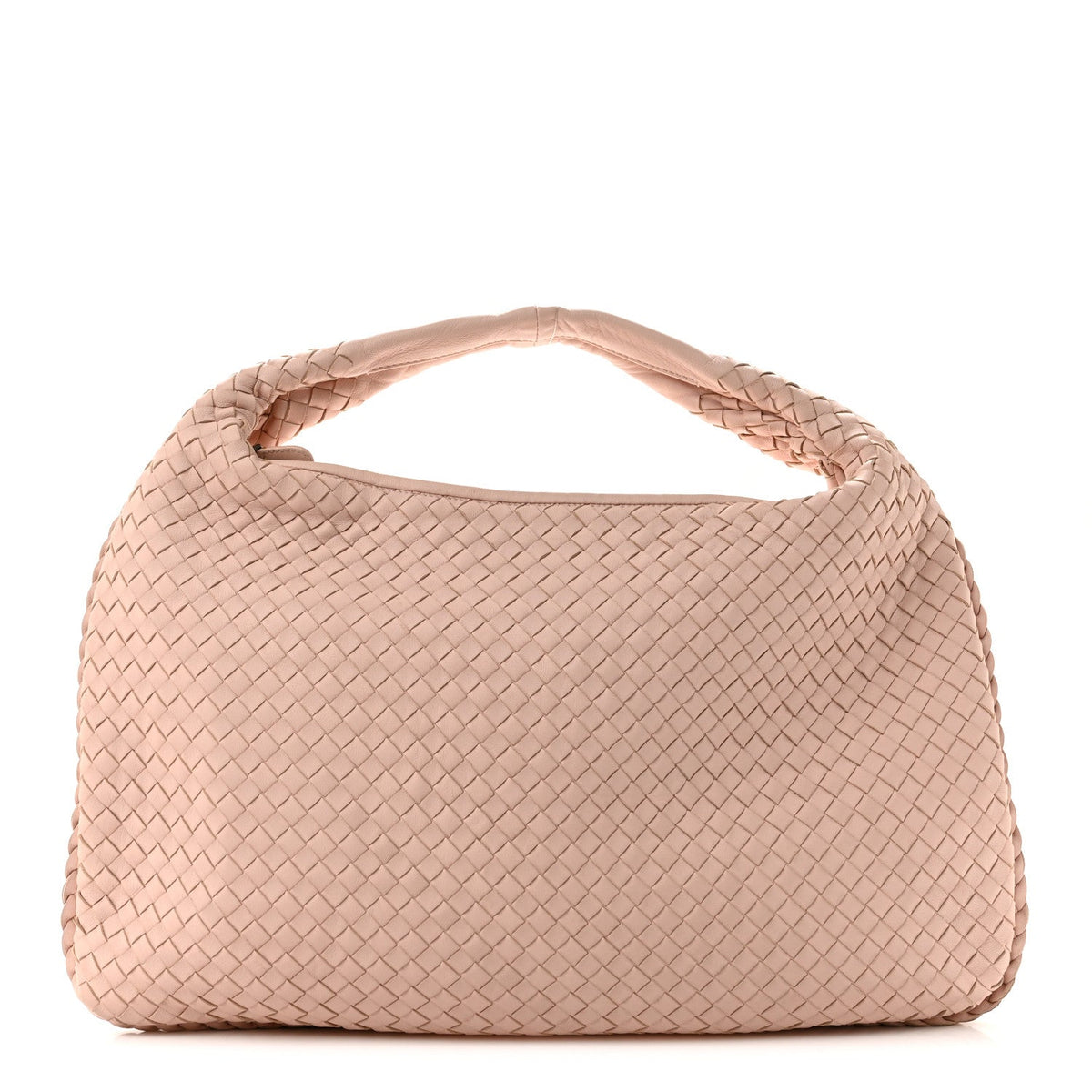 Nappa Intrecciato Large Veneta Hobo Flamingo