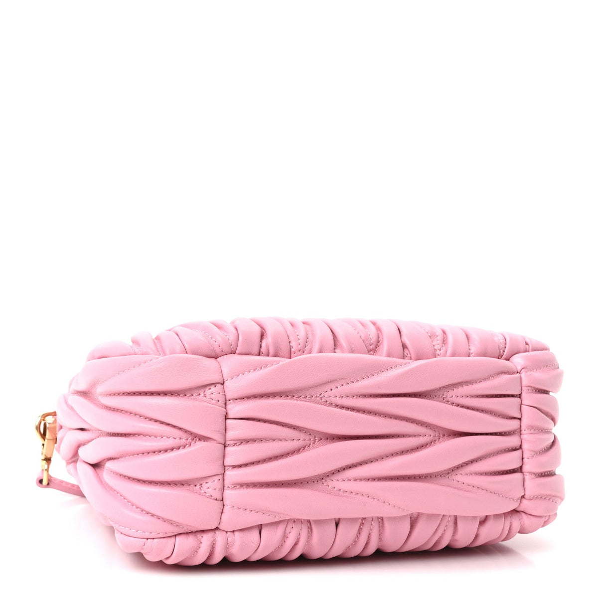 Nappa Matelasse Small Wander Hobo Alabastro