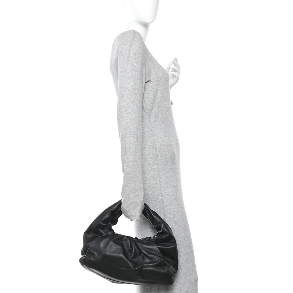 Smooth Butter Calfskin Small The Shoulder Pouch Black