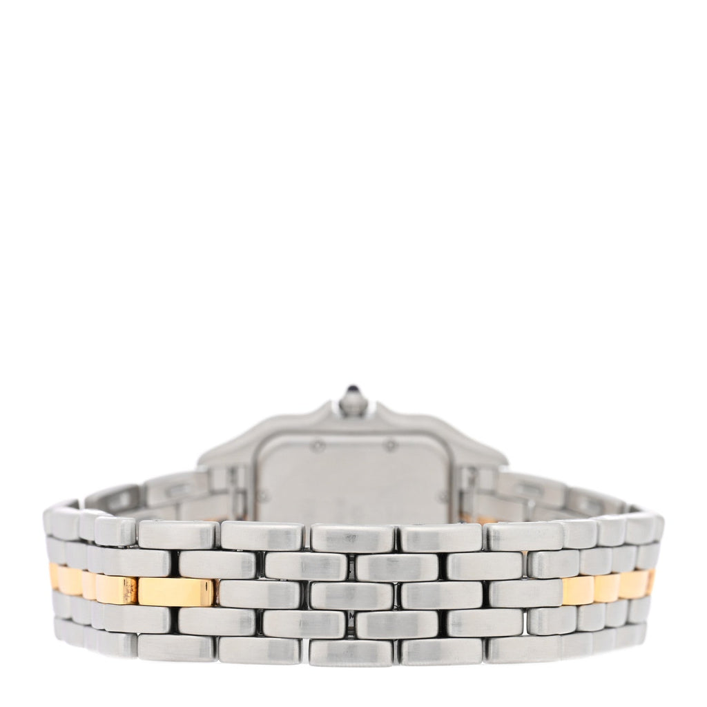 Stainless Steel 18K Yellow Gold 27mm Panthere Quartz Watch