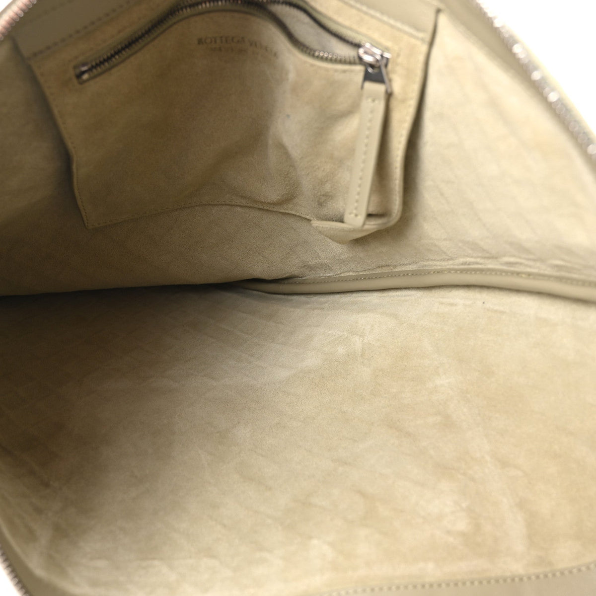 Calfskin Intrecciato Virgule Travertine