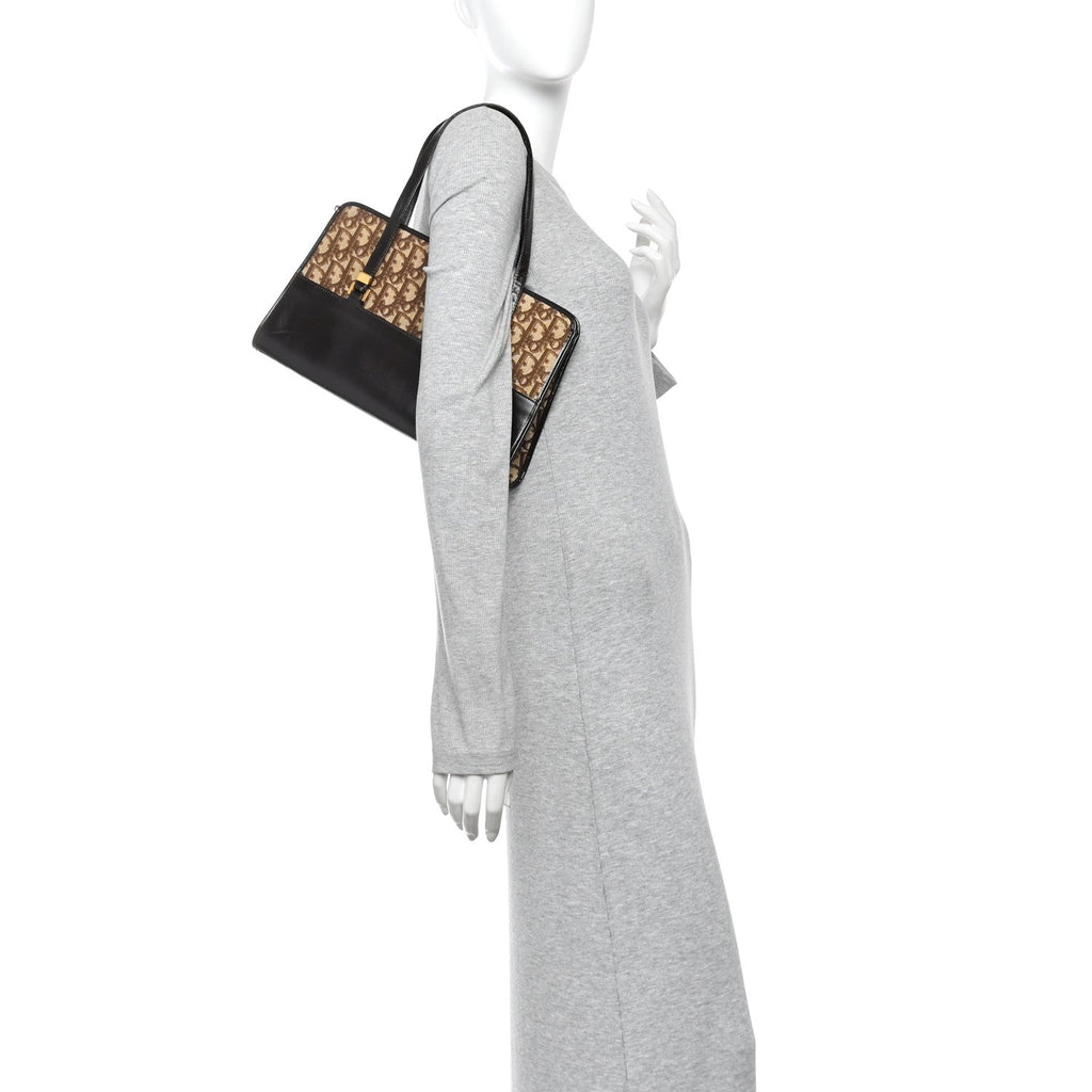 Monogram Trotter Shoulder Bag Brown