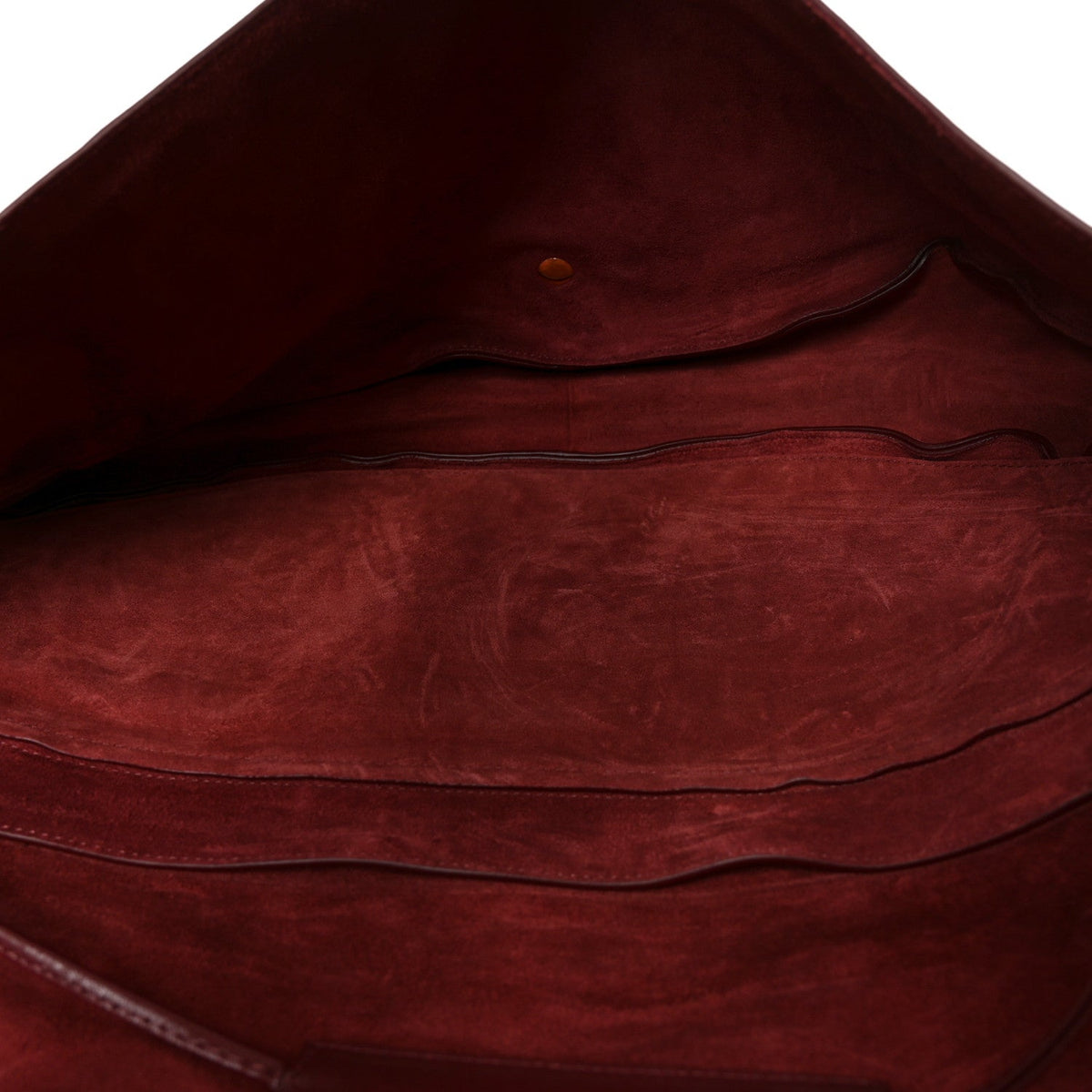 Shiny Lambskin Soft Triomphe Half Moon Bag Syrah