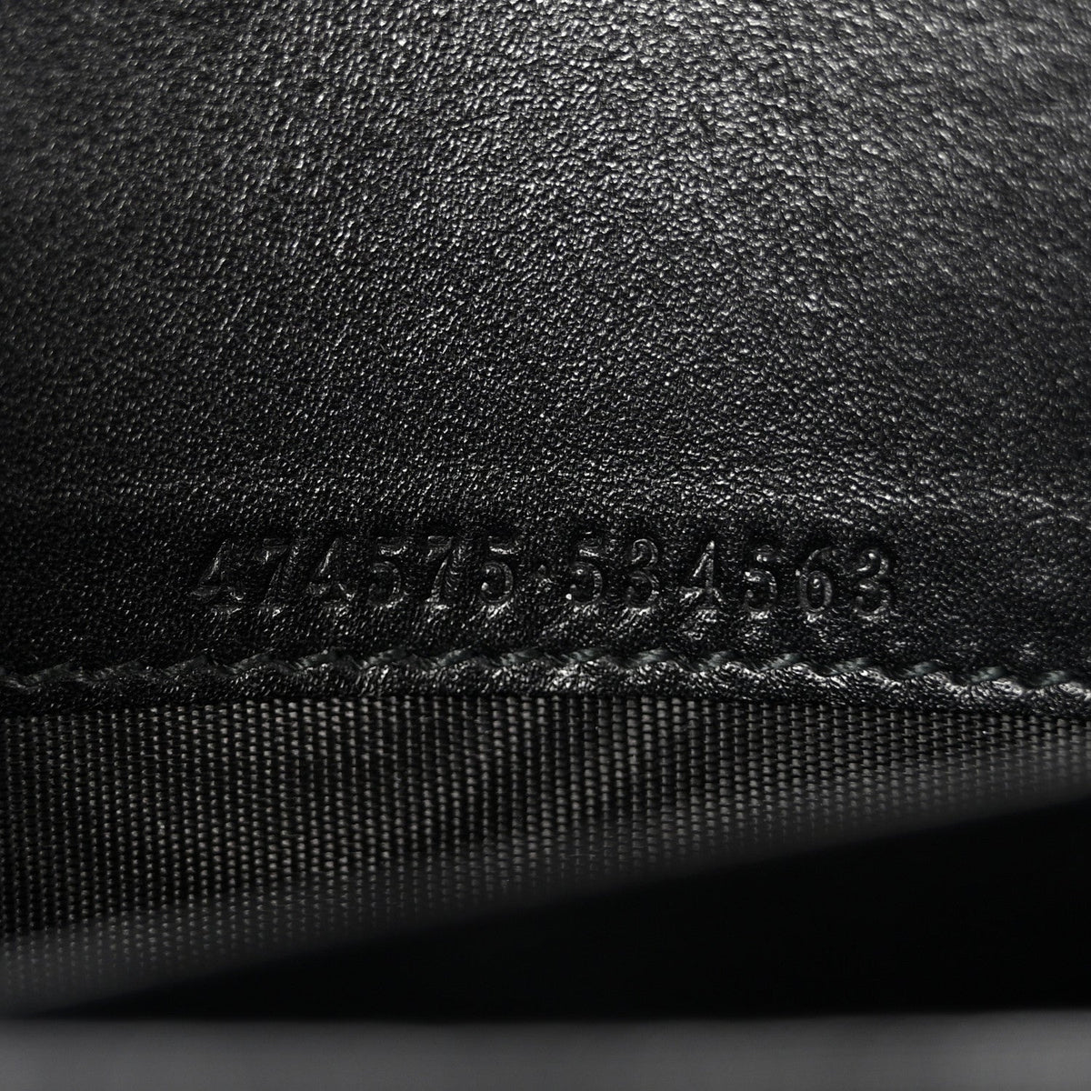 Calfskin Matelasse GG Marmont Chain Wallet Black