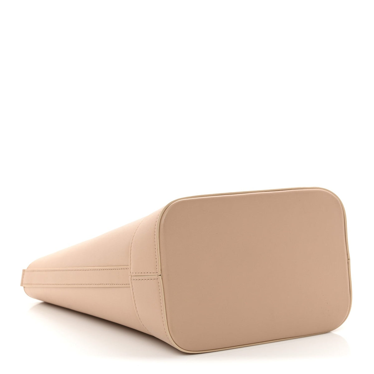 Smooth Calfskin Small Cuir Triomphe Bucket Bag Nude