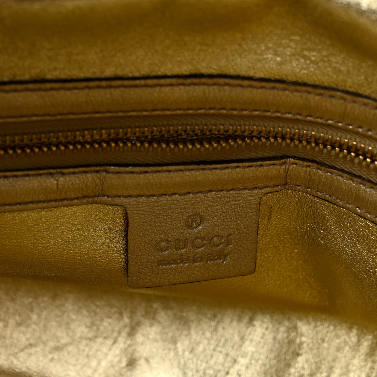 Goatskin Small Capri Bowler White Gold