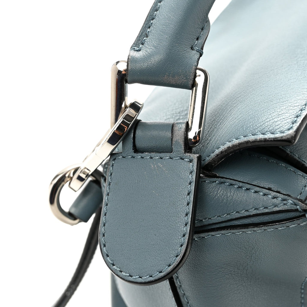 Calfskin Small Puzzle Bag Stone Blue
