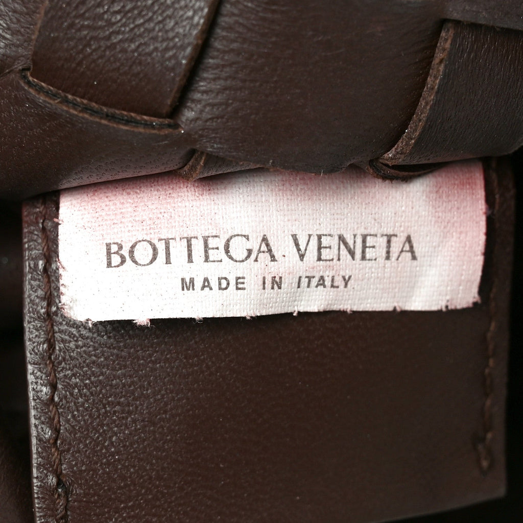 Nappa Intrecciato Sardine Bag Bitter Chocolate