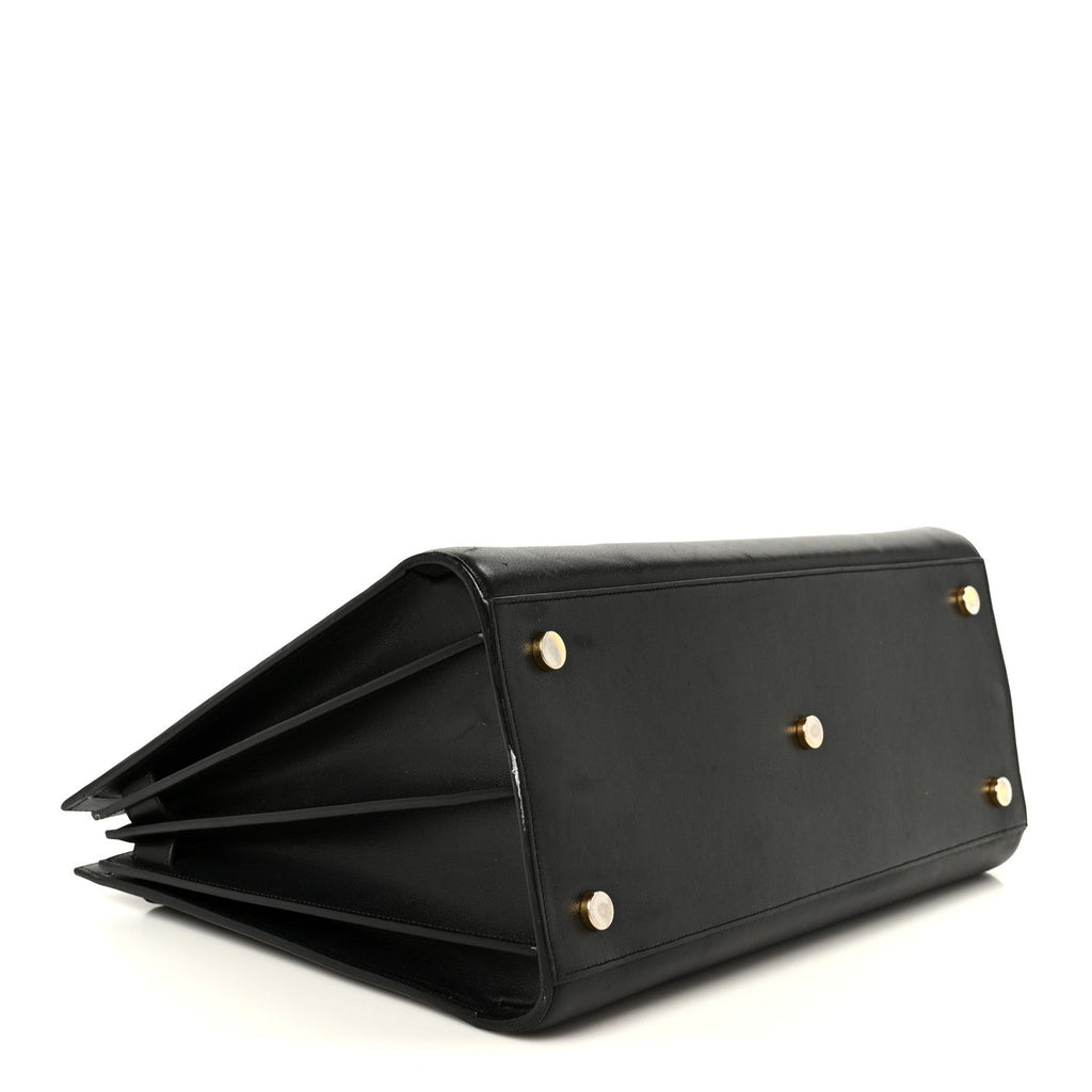 Calfskin Large Sac De Jour Carryall Black