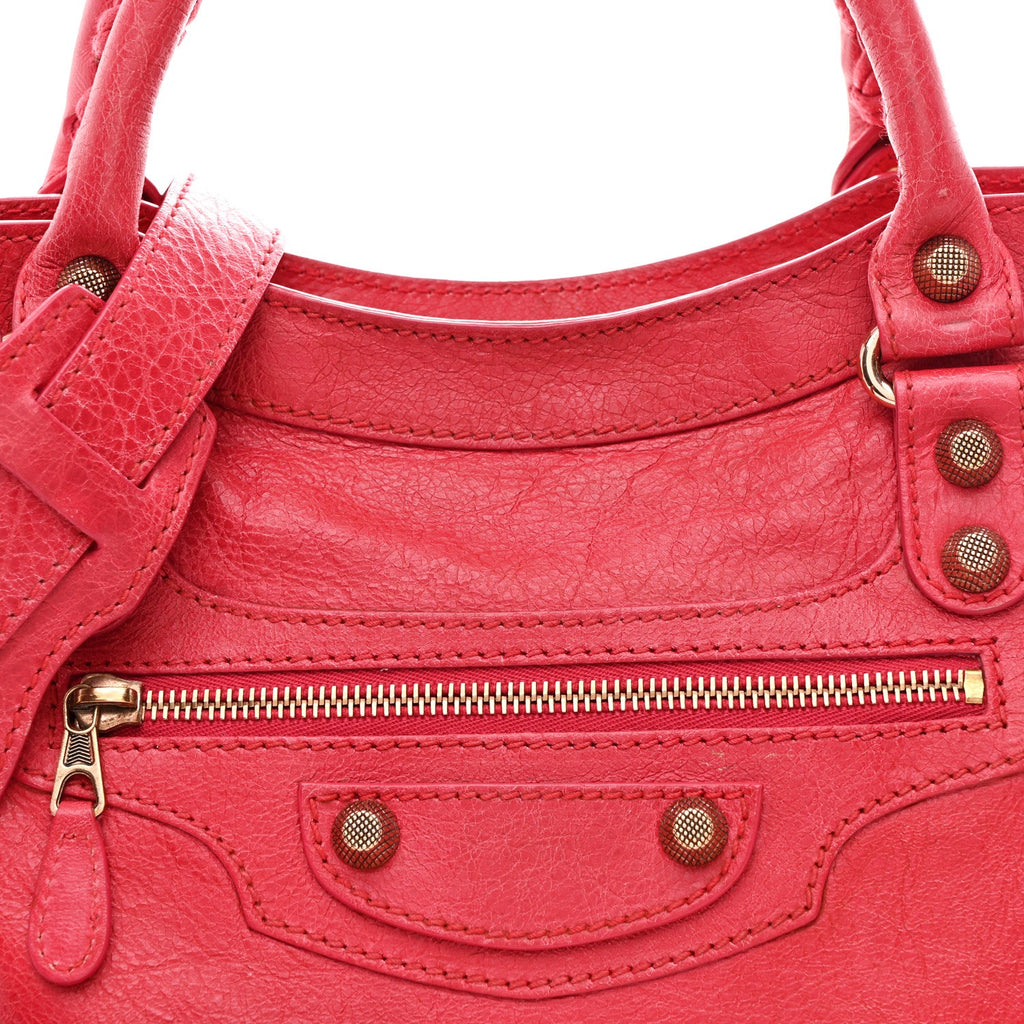 Agneau Giant 12 Rose Gold Hardware City Rose Thulian
