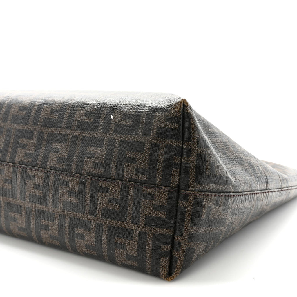 Zucca Spalmati Medium Roll Tote Tobacco Fuxia