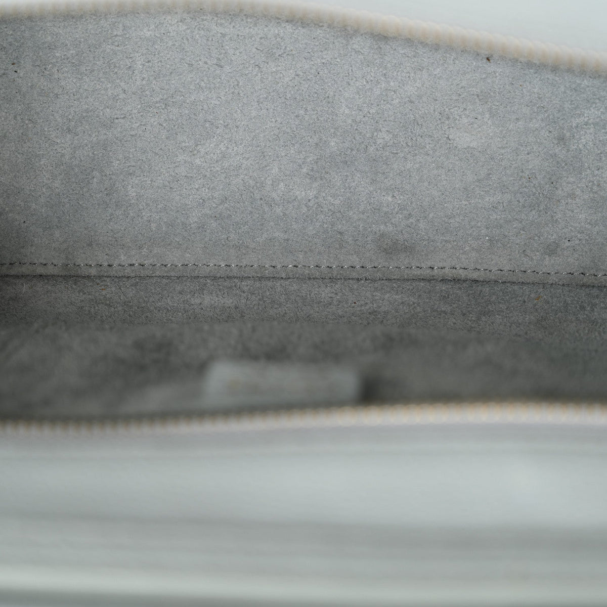 Drummed Calfskin Nano Luggage Almond