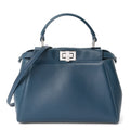 Nappa Mini Peekaboo Iconic Satchel Pavone