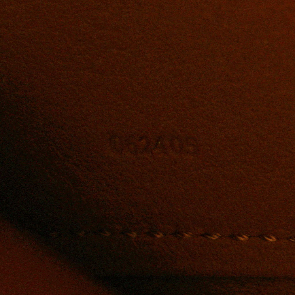 Suede Calfskin Medium Pebble Bucket Bag Tobacco