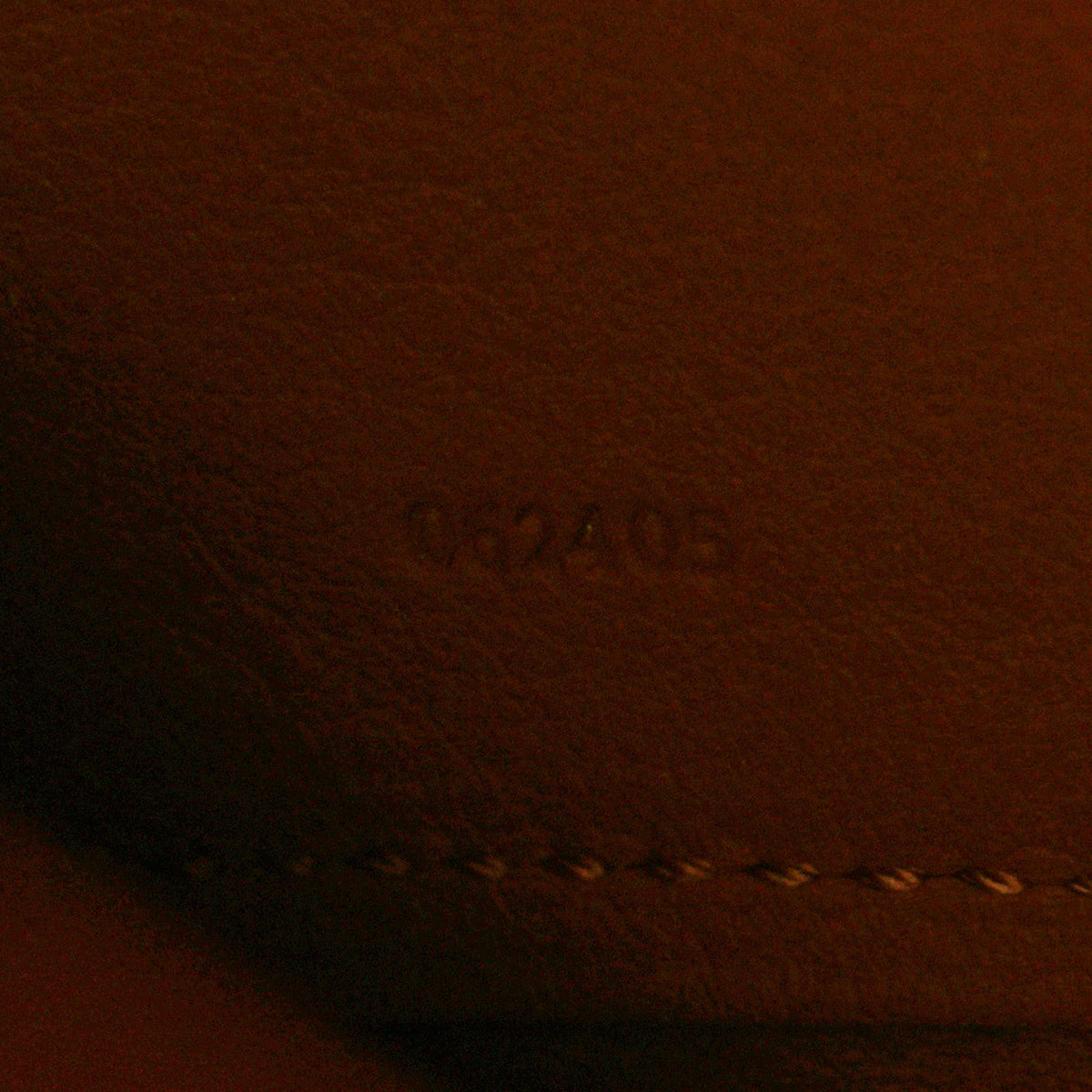 Suede Calfskin Medium Pebble Bucket Bag Tobacco