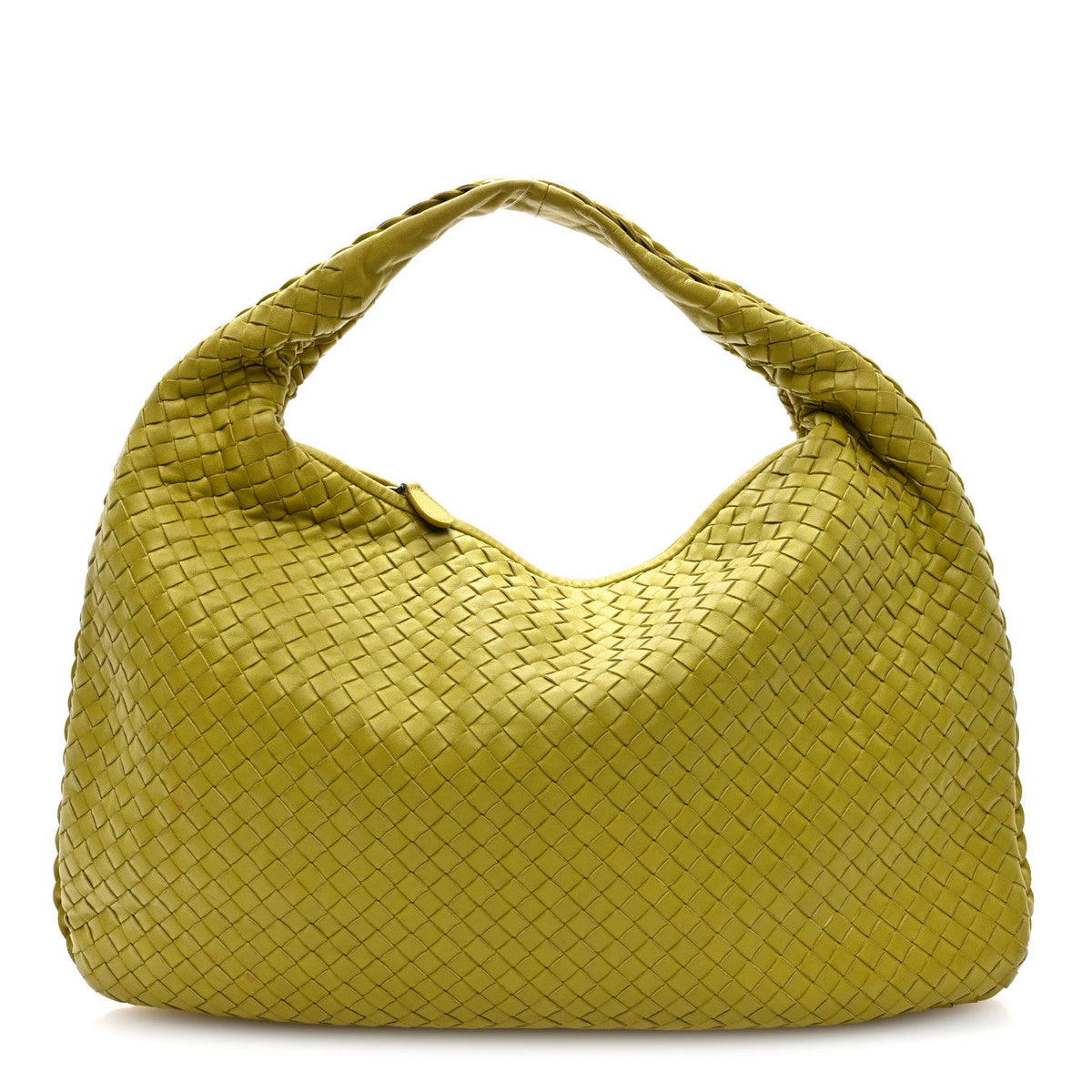 Nappa Intrecciato Large Veneta Hobo Ancient Gold