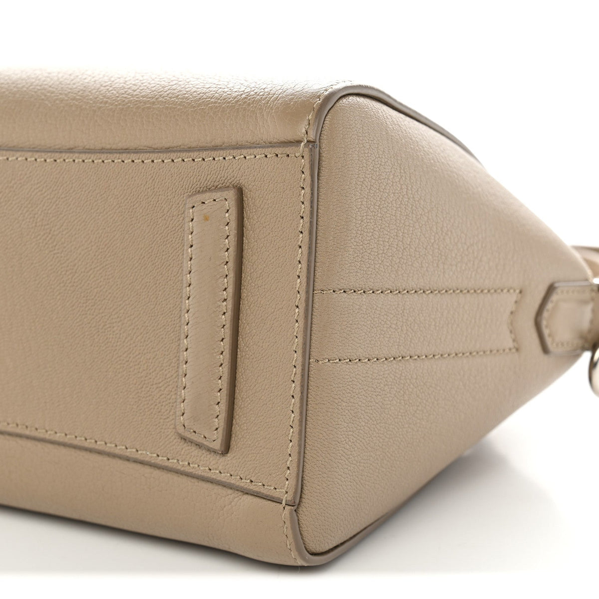 Sugar Goatskin Mini Antigona Beige Camel