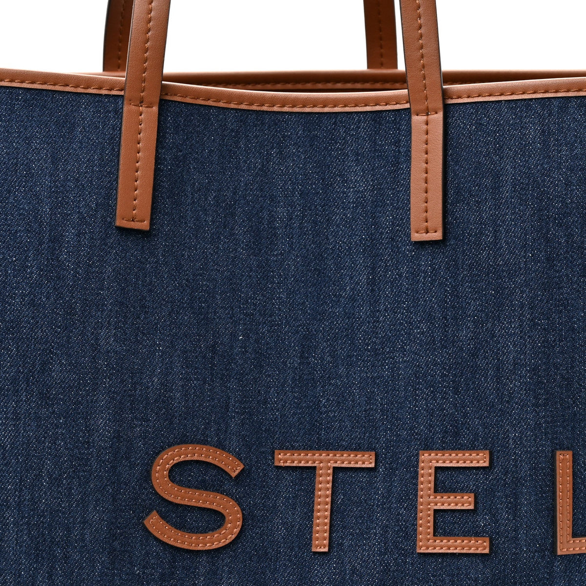 Denim Logo Tote Blue
